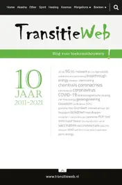 Omslag van 10 jaar TransitieWeb