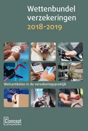 Omslag van Wettenbundel verzekeringen 2018-2019