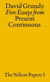 Omslag van Five Essays from Present Continuous