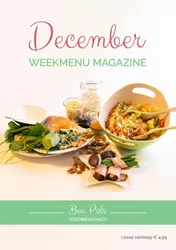 Omslag van December Weekmenu Magazine