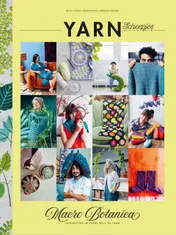 Omslag van Scheepjes YARN Bookazine 11 Macro Botanica - English
