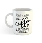 Omslag van Scelta mugs 8x i just want to write