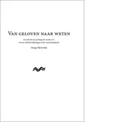 Omslag van Van geloven naar weten