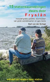 Omslag van 15 stationswandelingen dwars door Fryslân