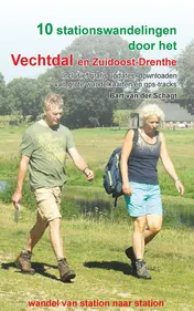 Omslag van 10 stationswandelingen door het Vechtdal en Zuidoost-Drenthe