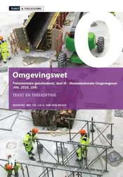 Omslag van Tekst & Toelichting Omgevingswet