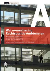 Omslag van Tekst & Toelichting Wet normalisering rechtspositie ambtenaren