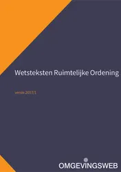 Omslag van Wetsteksten Ruimtelijke Ordening