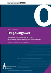 Omslag van Wetteksten Omgevingswet