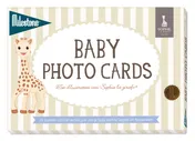 Omslag van Baby photo cards Sophie la girafe