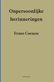 Omslag van Onpersoonlijke herinneringen