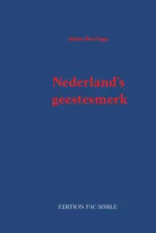 Omslag van Nederland’s geestesmerk