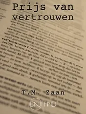 Omslag van Prijs van vertrouwen