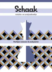 Omslag van Schaak notatie- en analyseboekje