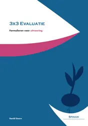 Omslag van 3x3 evaluatie