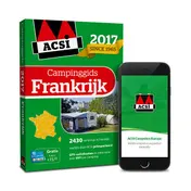 Omslag van ACSI Campinggids Frankrijk 2017 + app