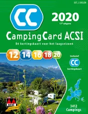 Omslag van CampingCard ACSI 2020 Nederlandstalig - set 2 delen