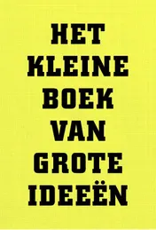 Omslag van Toonbankdoos Het kleine boek van grote ideeën