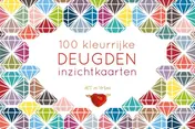 Omslag van 100 kleurrijke deugden inzichtkaarten