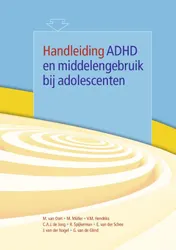 Omslag van Handleiding ADHD en middelengebruik bij adolescenten