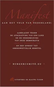 Omslag van Manifest aan het volk van Nederland