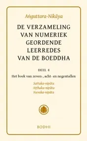 Omslag van 4 Het boek van zeven-, acht- en negentallen (Sattaka-,Atthaka-, Navaka-Nikaya)