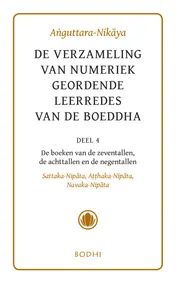 Omslag van 4 Het boek van zeven-, acht- en negentallen (Sattaka-,Atthaka-, Navaka-Nikaya)