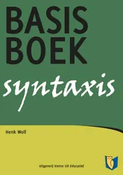 Omslag van Basisboek syntaxis