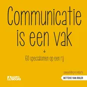 Omslag van Communicatie is een vak