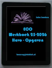 Omslag van Havo Werkboek Eco 2025-2026