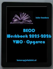 Omslag van VWO Werkboek Beco 2025-2026