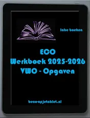 Omslag van VWO Werkboek Beco 2025-2026