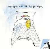 Omslag van Morgen, als ik beter ben