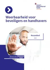 Omslag van Keuzedeel Weerbaarheid voor beveiligers en handhavers