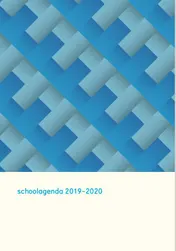 Omslag van Prikkelarme schoolagenda 2019-2020
