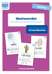 Omslag van weetwoorden geschikt voor groep 3 tot en met 8