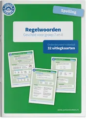 Omslag van Regelwoorden Ondersteunend Materiaal groep 7 en 8