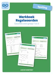Omslag van Werkboek Spelling Regelwoorden groep 7 en 8
