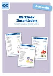 Omslag van Zinsontleding Werkboek Grammatica voor groep 5 en 6