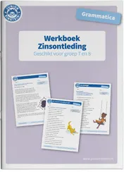 Omslag van Werkboek Grammatica Zinsontleding voor groep 7 en 8