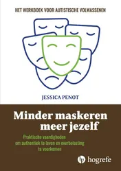 Omslag van Minder maskeren, meer jezelf