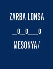 Omslag van Zarba Lonsa, 0_0__0, Mesonya