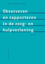 Omslag van Observeren en rapporteren in de zorg- en hulpverlening
