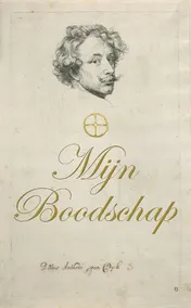 Omslag van Mijn boodschap – Meester Anthon van Dijck