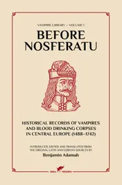 Omslag van Before Nosferatu
