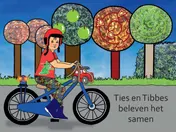 Omslag van Ties en Tibbes beleven het samen