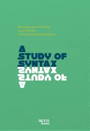 Omslag van A study of Syntax