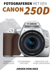 Omslag van Fotograferen met een Canon 250D