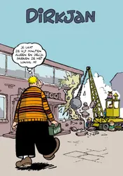 Omslag van Dirkjan schrift a4 lijn