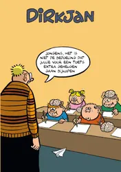 Omslag van Dirkjan schrift a4 ruit